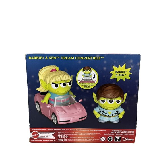 Pixar Alien Remix Barbie & Ken Dream Convertible - Picture 2 of 8